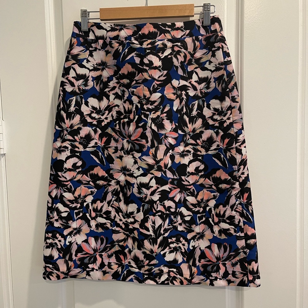 J.Crew A-Line Floral Skirt
